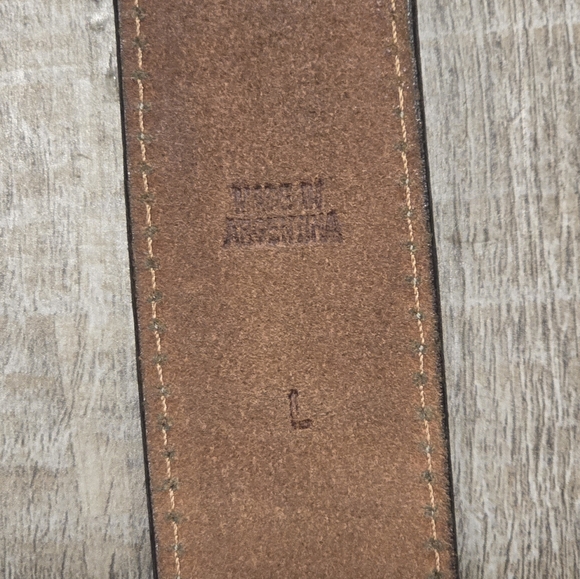 Lauren Ralph Lauren Womens Brown Leather Belt, Large - Picture 8 of 15